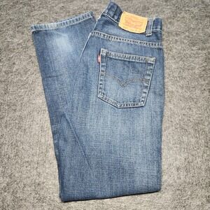 Youth Boys Levis 511 Dark Wash Slim Fit Cotton Jeans 27x27 14 Regular